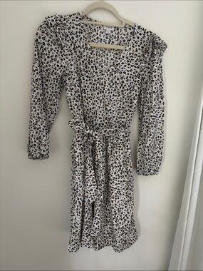 J. Crew Leopard-Print Top in Cream, Black & Tan
